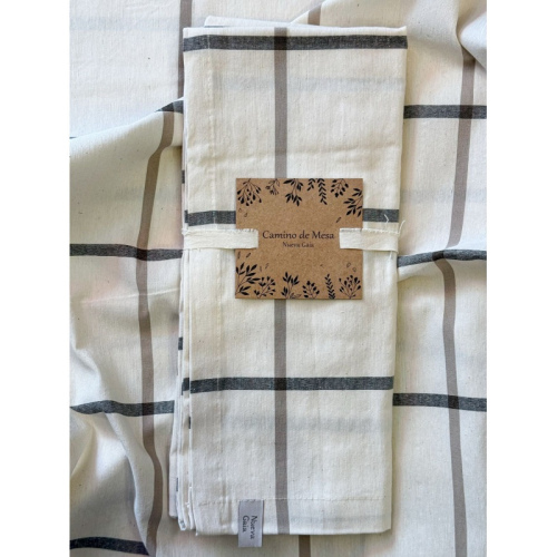 Camino mesa textil